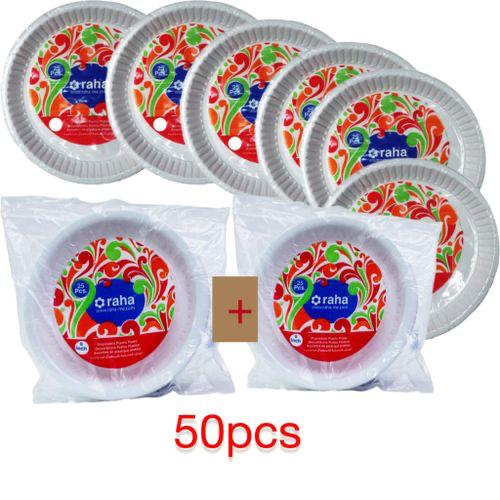 ASSIETTE PLASTIQUE 50PCS