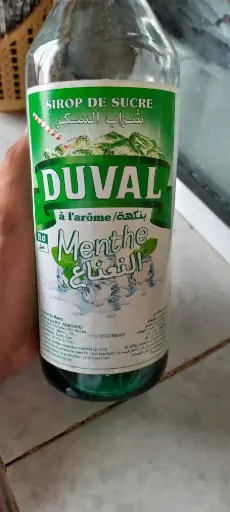 SIROP MENTHE DUVAL PURE SUCRE 12X0.75L