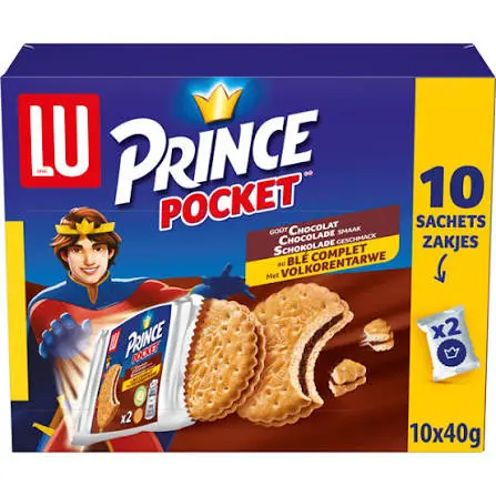 BISCUITS PETIT PRINCE CHOCO 50PACKS /50F