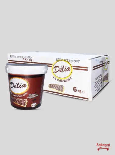 CHOCOLAT DELIA 6X1KG