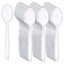 CUILLERES PLASTIQUES 100PCS